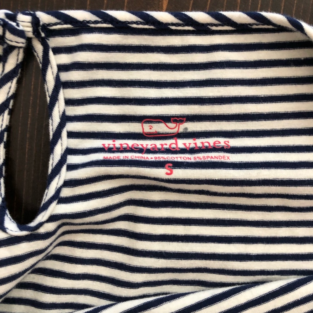 Vineyard Vines Flutter Sleeve Flounce Dress - Picture 7 of 8